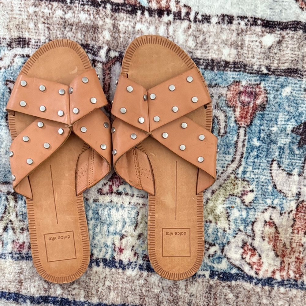 Dolce Vita  Cary Sandals Tan New 7